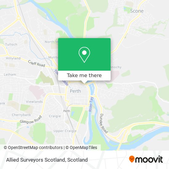 Allied Surveyors Scotland map