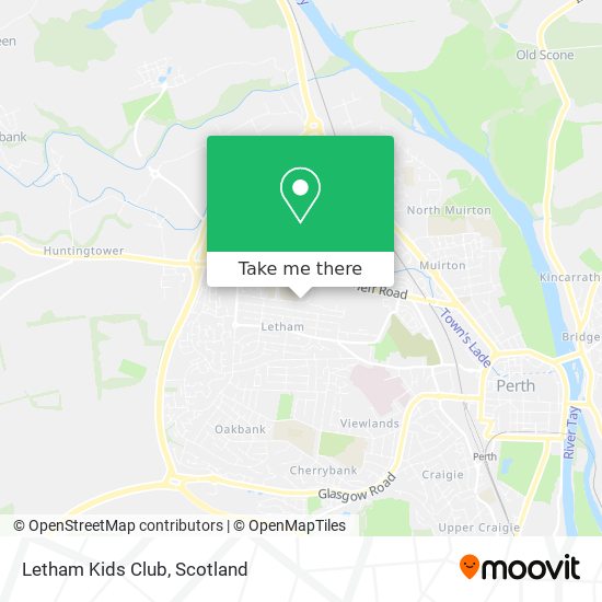 Letham Kids Club map