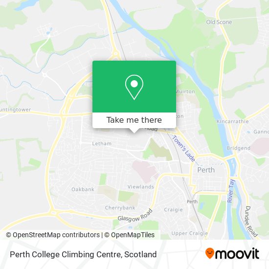 Perth College Climbing Centre map