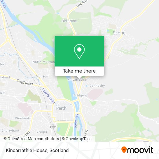 Kincarrathie House map