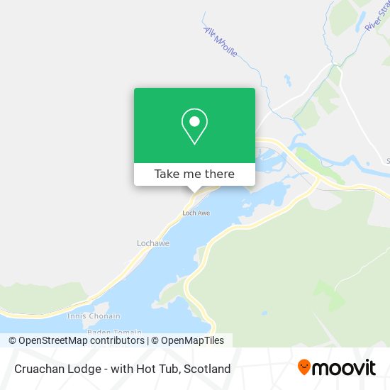 Cruachan Lodge - with Hot Tub map