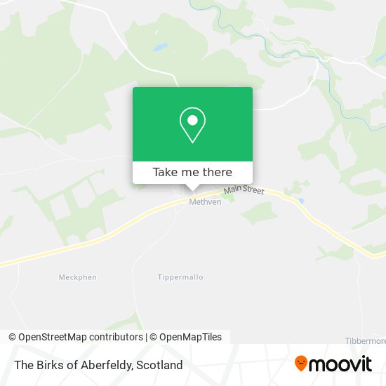 The Birks of Aberfeldy map