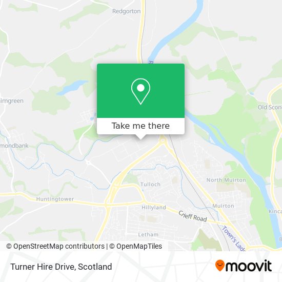 Turner Hire Drive map