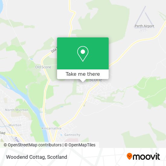 Woodend Cottag map