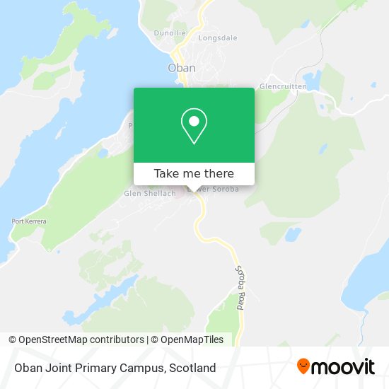 Oban Joint Primary Campus map