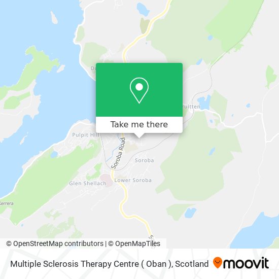Multiple Sclerosis Therapy Centre ( Oban ) map