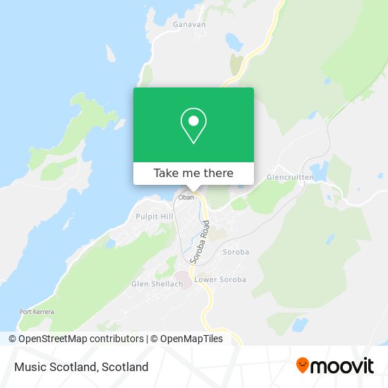 Music Scotland map