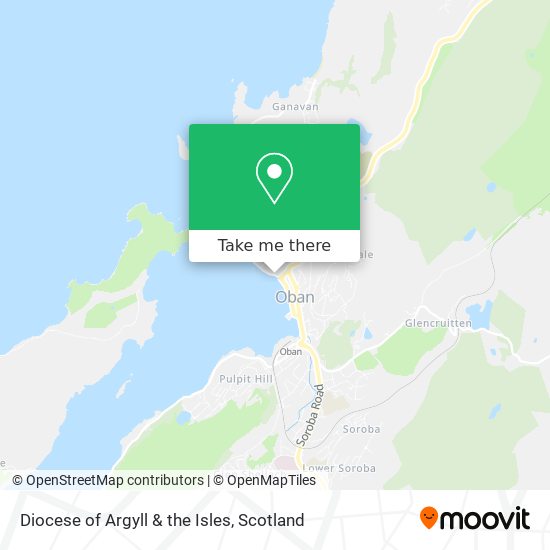 Diocese of Argyll & the Isles map