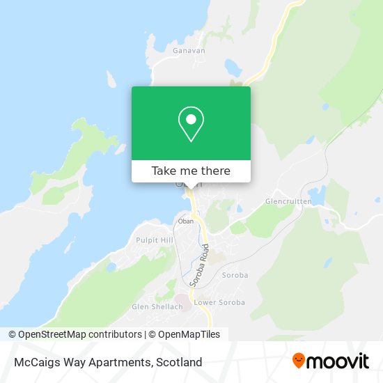 McCaigs Way Apartments map