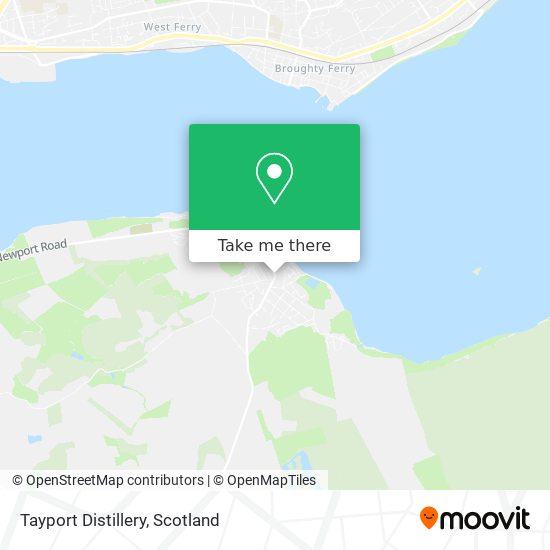 Tayport Distillery map