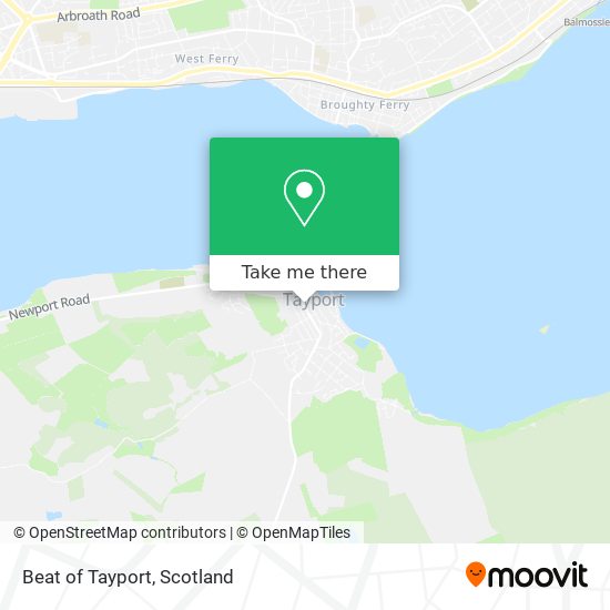 Beat of Tayport map