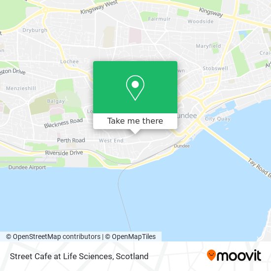 Street Cafe at Life Sciences map