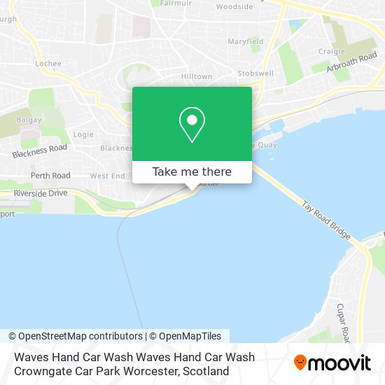 Waves Hand Car Wash Waves Hand Car Wash Crowngate Car Park Worcester map