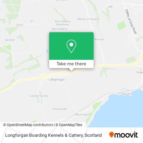 Longforgan Boarding Kennels & Cattery map