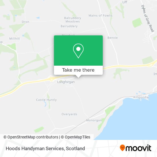 Hoods Handyman Services map