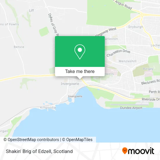 Shakin' Brig of Edzell map