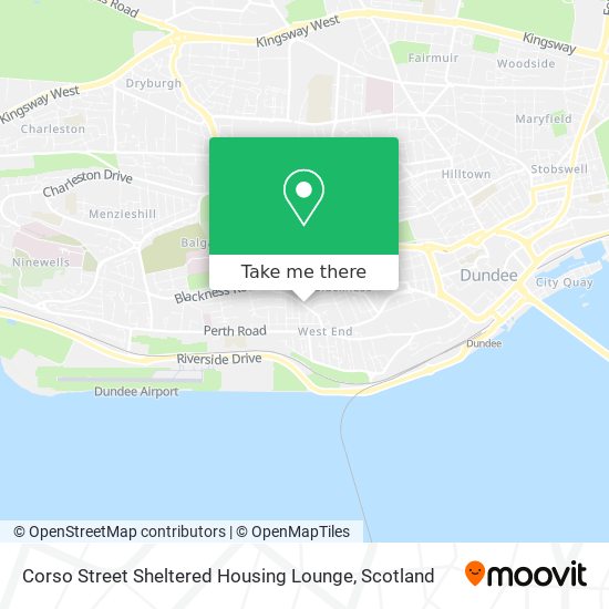 Corso Street Sheltered Housing Lounge map