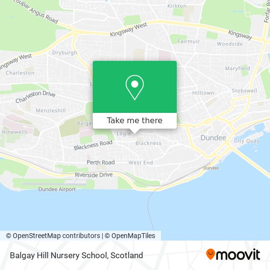 Balgay Hill Nursery School map