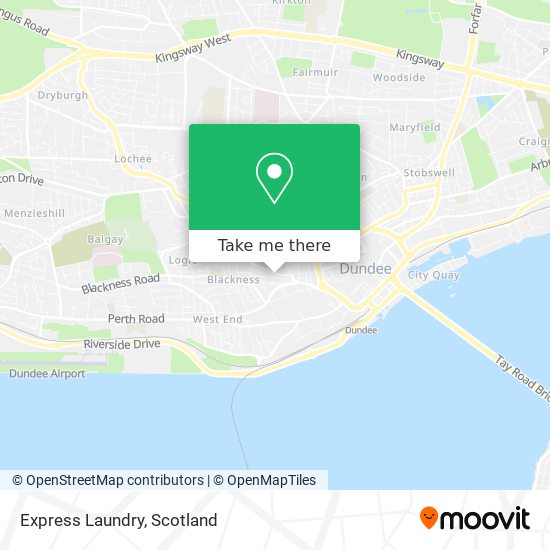 Express Laundry map