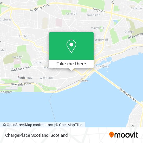 ChargePlace Scotland map