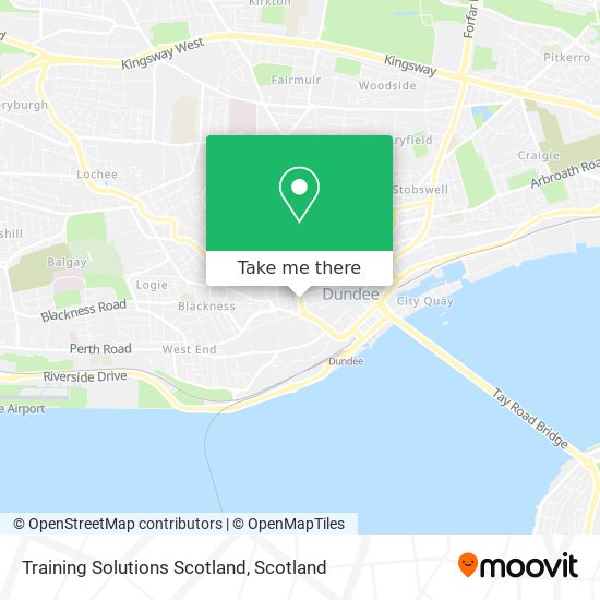 Training Solutions Scotland map