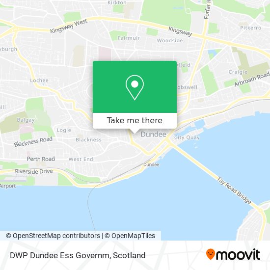 DWP Dundee Ess Governm map