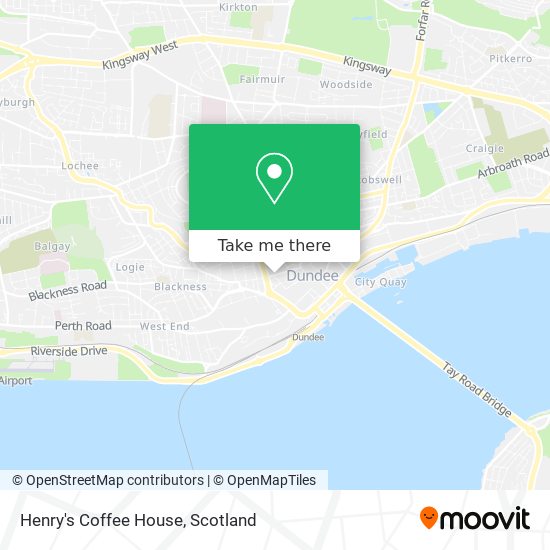 Henry's Coffee House map