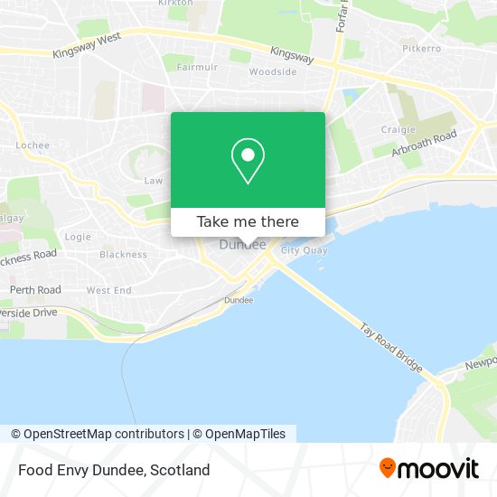 Food Envy Dundee map