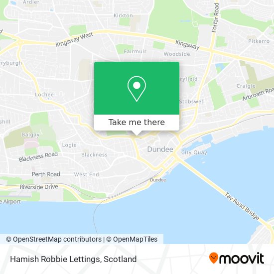 Hamish Robbie Lettings map