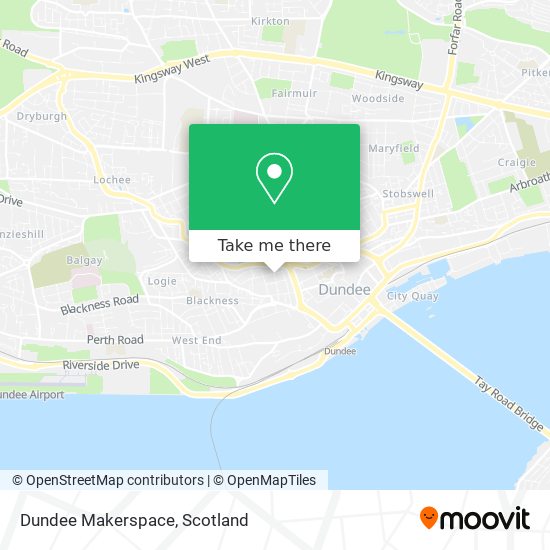 Dundee Makerspace map