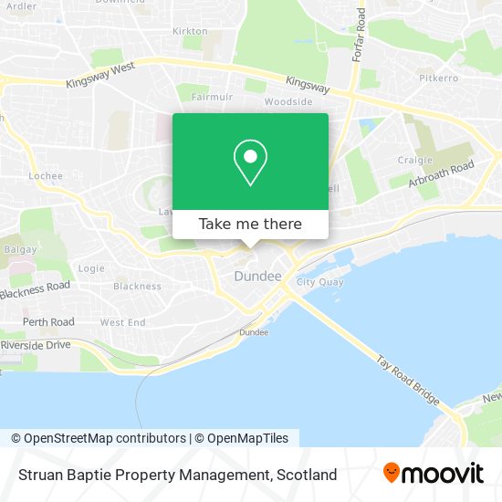 Struan Baptie Property Management map