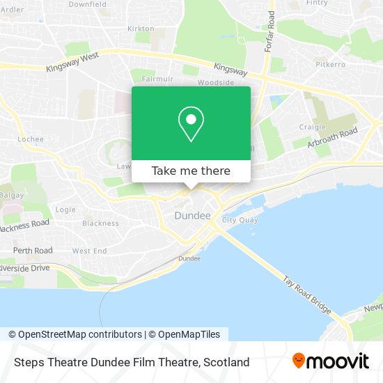 Steps Theatre Dundee Film Theatre map