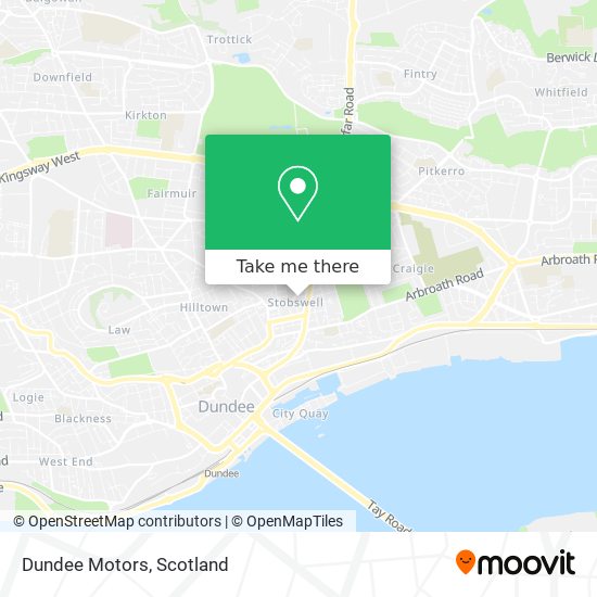 Dundee Motors map