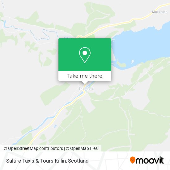 Saltire Taxis & Tours Killin map