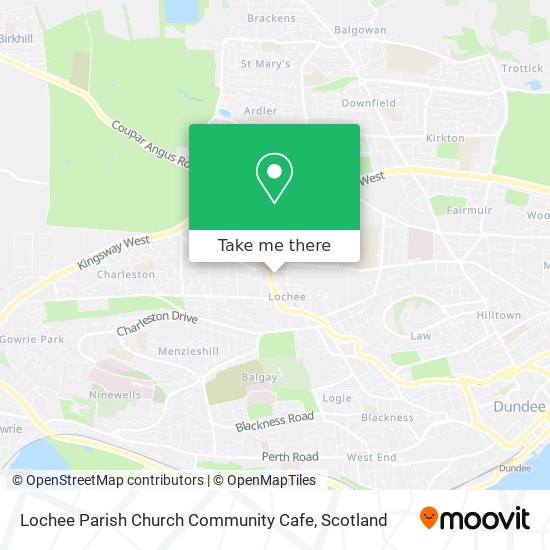 Lochee Parish Church Community Cafe map