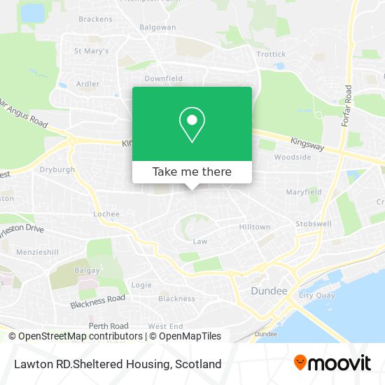 Lawton RD.Sheltered Housing map