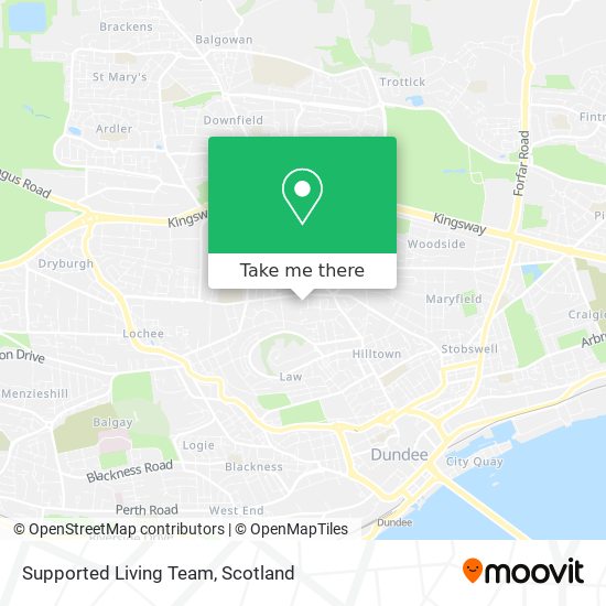 Supported Living Team map