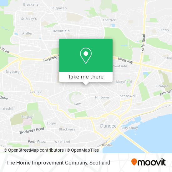 The Home Improvement Company map