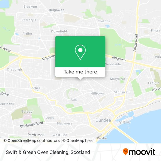 Swift & Green Oven Cleaning map