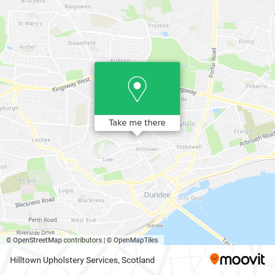 Hilltown Upholstery Services map