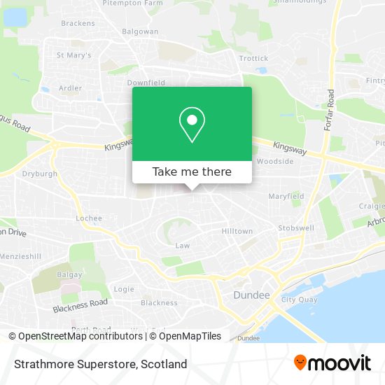 Strathmore Superstore map