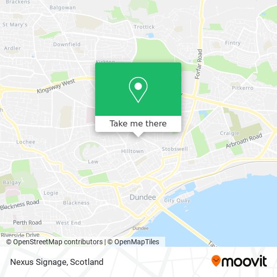 Nexus Signage map