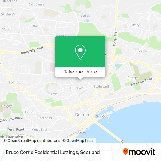 Bruce Corrie Residential Lettings map