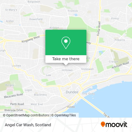 Angel Car Wash map