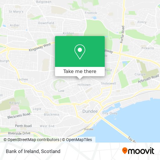 Bank of Ireland map