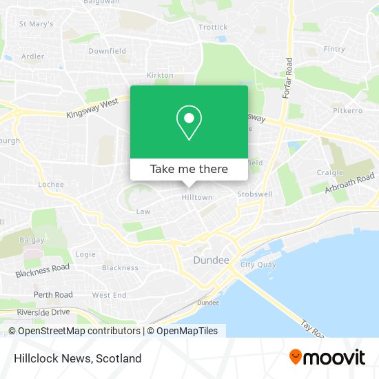 Hillclock News map