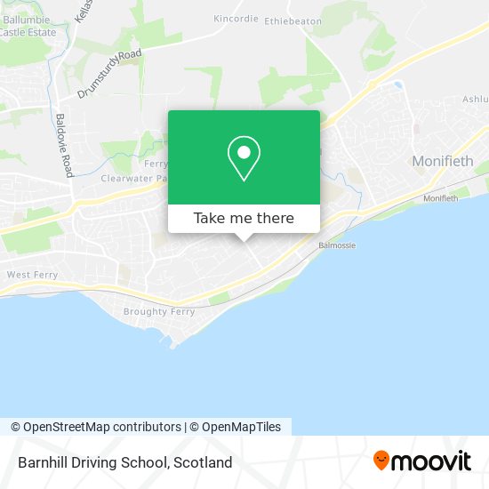 Barnhill Driving School map