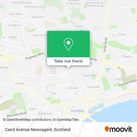 Caird Avenue Newsagent map