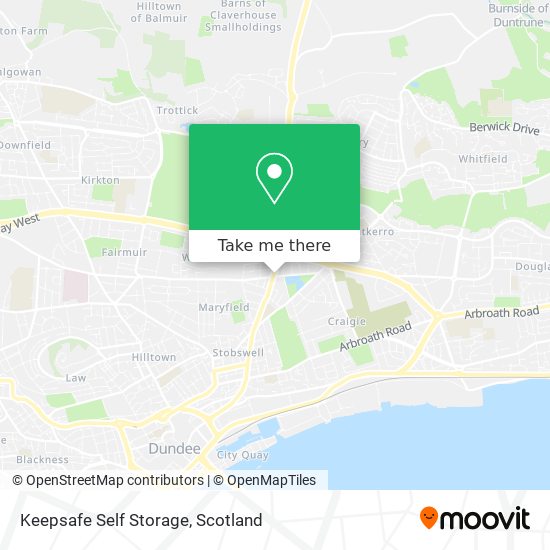 Keepsafe Self Storage map