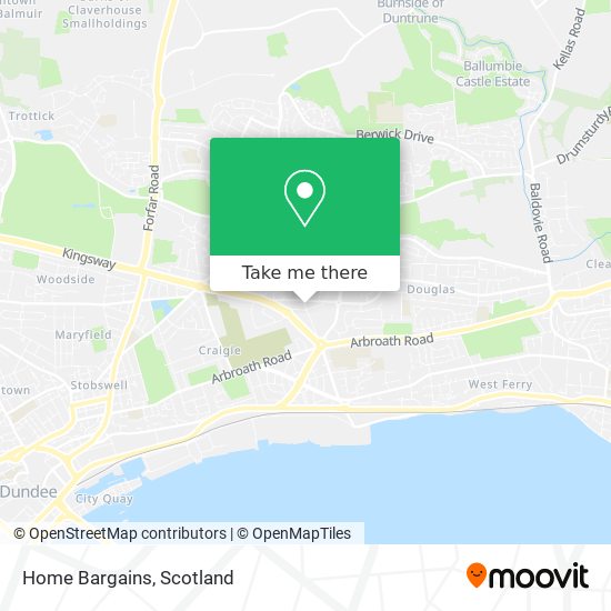 Home Bargains map